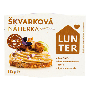 Tofu šqvarková pomazánka 115g Lunter 
